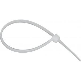 Хомут IEK UHH30-D025-100-100-K01 2.5х100мм P6.6 стандартный бел. (уп.100шт)