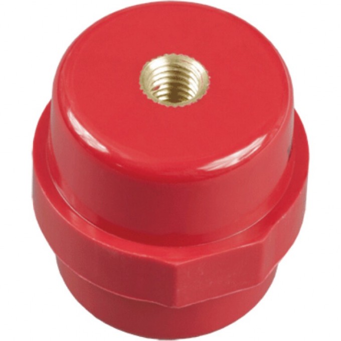 Изолятор IEK SM76 (М10) силовой с болтом - YIS11-76-25-B Изолятор IEK SM76 (М10) силовой с болтом - YIS11-76-25-B