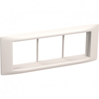 Рамка и суппорт для кабель-канала IEK ПРАЙМЕР на 6 модулей 60мм белые - CKK-40D-RSU6-060-K01