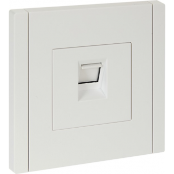 Розетка компьютерная IEK FORTEPIANO RJ45 категория 5E FP232 белый FP-K10-1-K01 Розетка компьютерная IEK FORTEPIANO RJ45 категория 5E FP232 белый FP-K10-1-K01