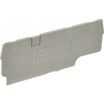 Заглушка IEK для CP-MC 3 вывода 4мм2 серая Заглушка IEK для CP-MC 3 вывода 4мм2 серая